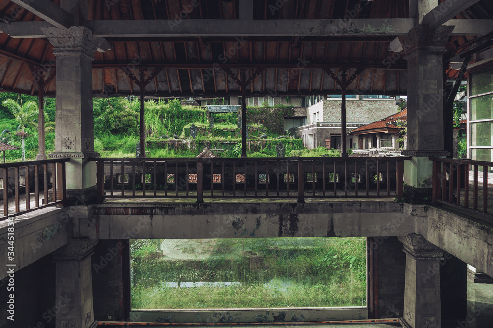 Obraz premium photo of the room of an abandoned building