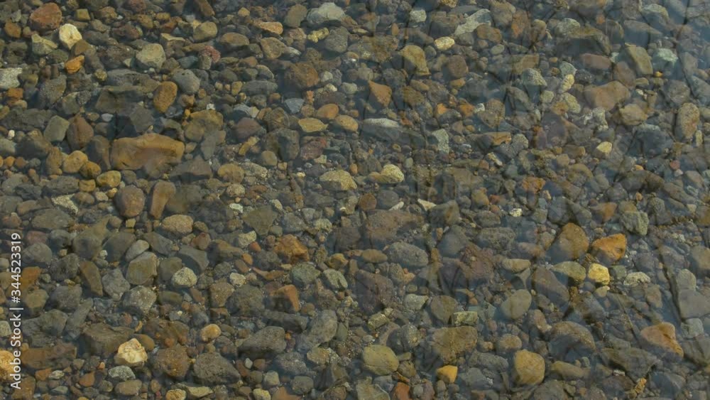 小石の見える水面 小石の見える水面