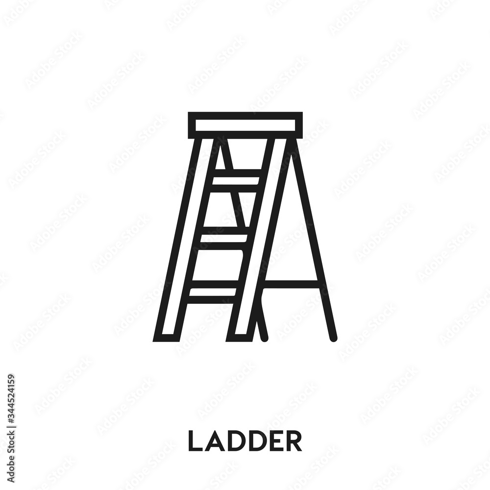 ladder icon vector. ladder sign symbol ladder icon vector. ladder sign symbol