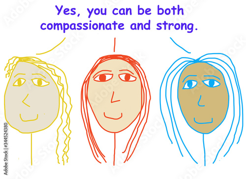 Φωτογραφία Can be compassionate and strong