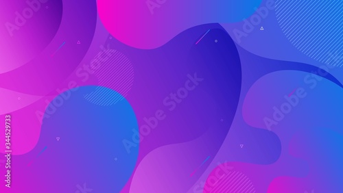 Color gradient background design. Abstract geometric background.