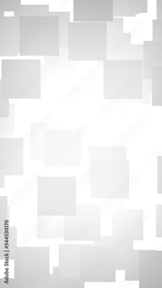 White abstract background. Misty backdrop with grey squares. 3D illustration White abstract background. Misty backdrop with grey squares. 3D illustration