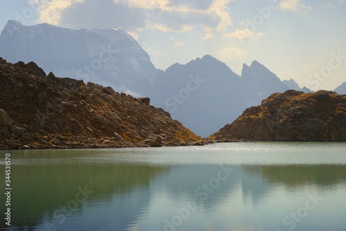 Lake in Caucasus photo