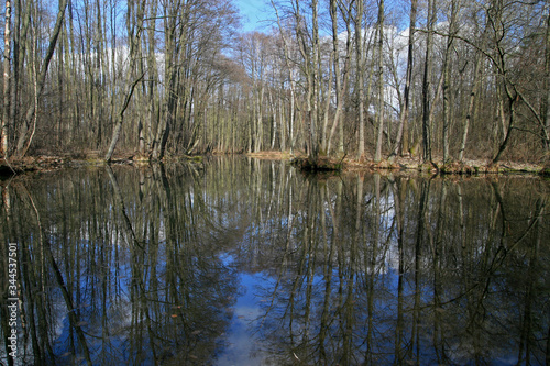 Spala Landscape Park, protected area near Spala town in Poland