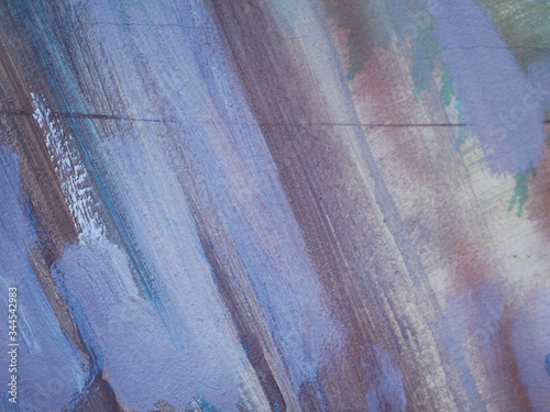 flat texture of blue-brown paint.