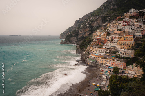 Positano in winter, Amalfi Coast