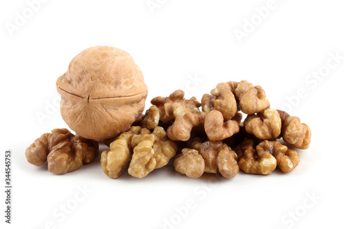 Walnut and peeled walnut