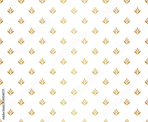 Elegant Damask Floral Vector Seamless Pattern. Decorative Flower Illustration. Abstract Art Deco Background.