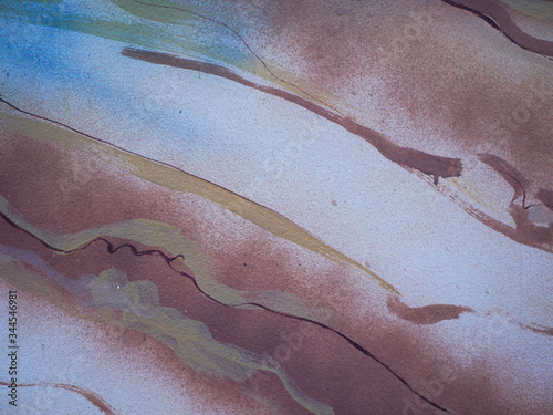 flat texture of blue-brown paint.