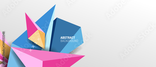 Free Download Trendy simple triangle abstract background, dynamic motion concept. Vector Illustration For Wallpaper, Banner, Background, Card, Book Illustration, landing page - GFXLoad