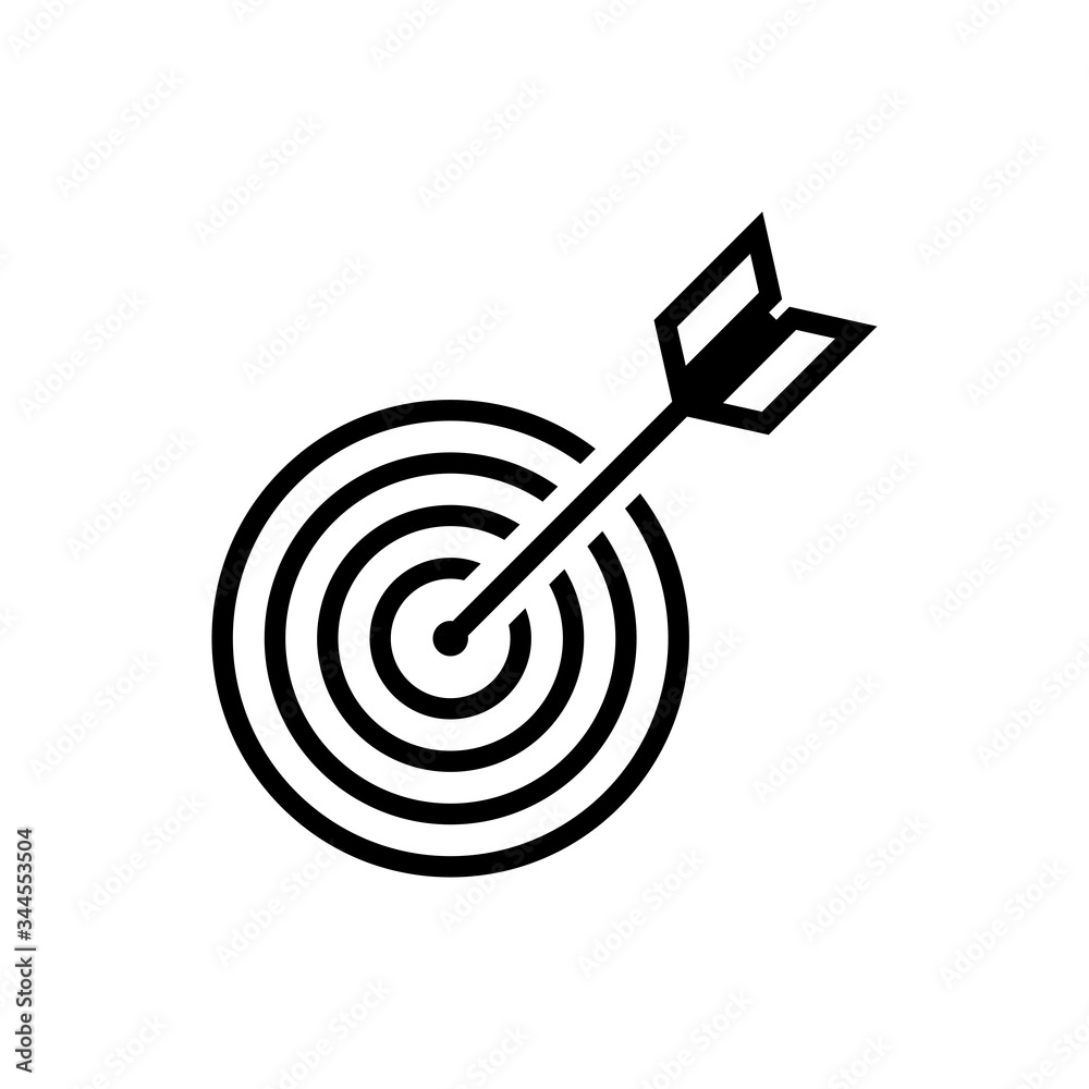 target aim icon vector illustration and symbol for web target aim icon vector illustration and symbol for web