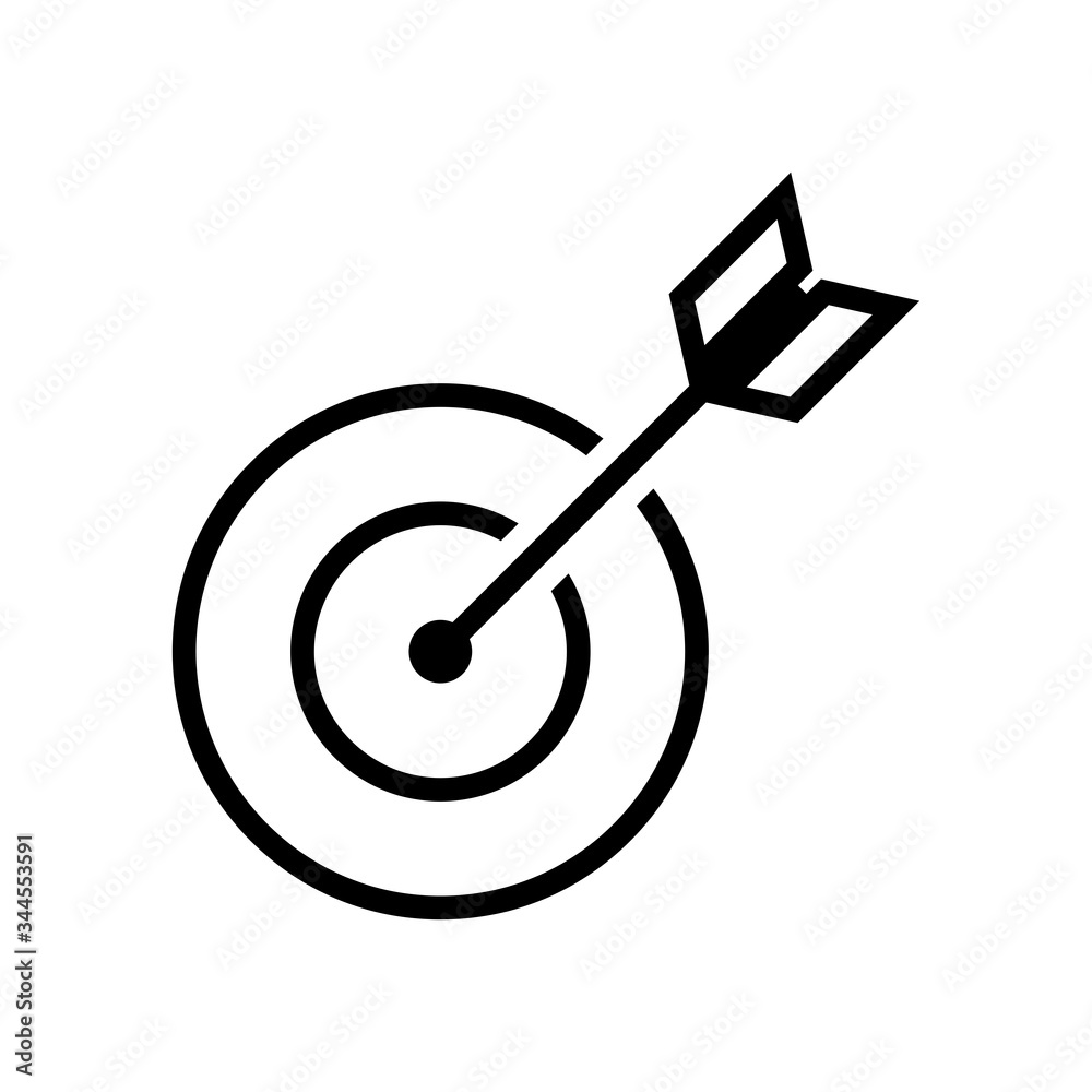 target aim icon vector illustration and symbol for web target aim icon vector illustration and symbol for web