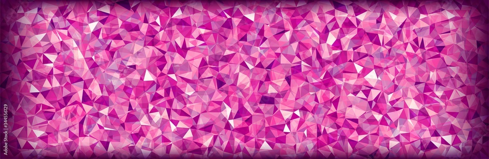 Fototapeta premium abstract pink low poly background