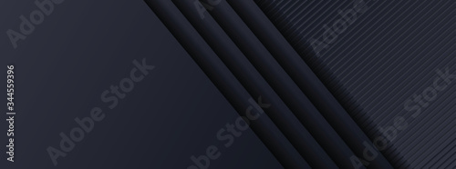 Abstract 3d dark background with surface geometric shape