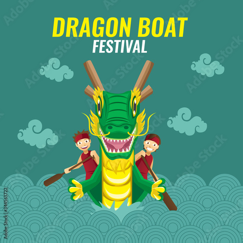dragon boat festival vector illustration