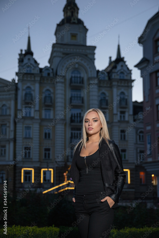 Fototapeta premium Portrait of a beautiful woman