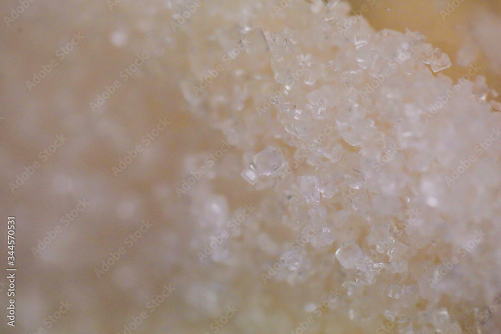 Salt Sugar Grains Crystals Salt Sugar Grains Crystals