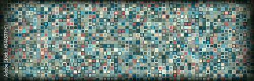 Abstract background with retro color squares
