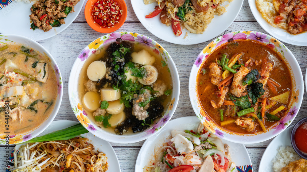 Thai Food Mixed Dishes