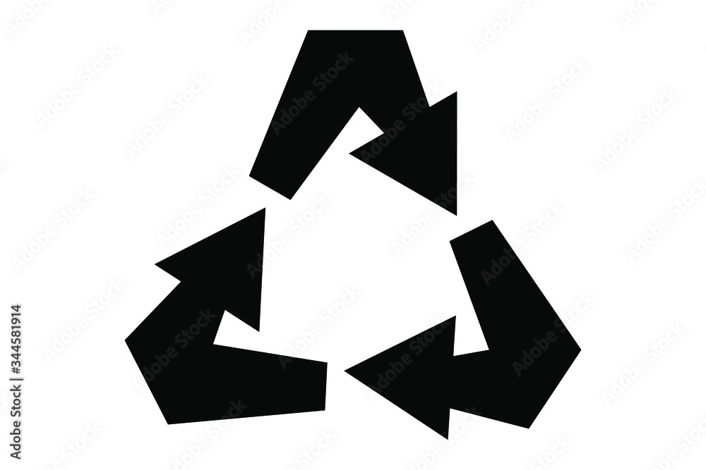 EPS 10 vector. Recycle sign made in flat style. Good for projects. EPS 10 vector. Recycle sign made in flat style. Good for projects.