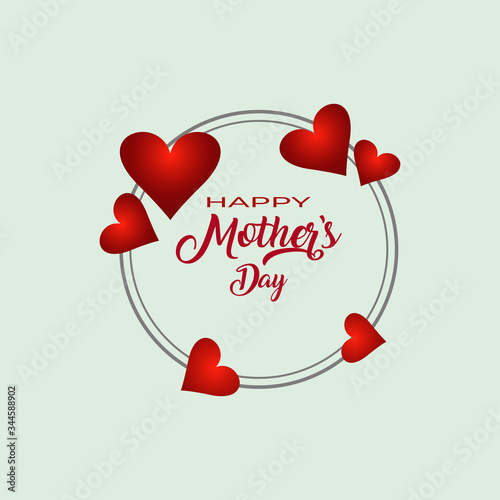 Happy mother day, holiday background. can be use for sale advertisement, backdrop. vector