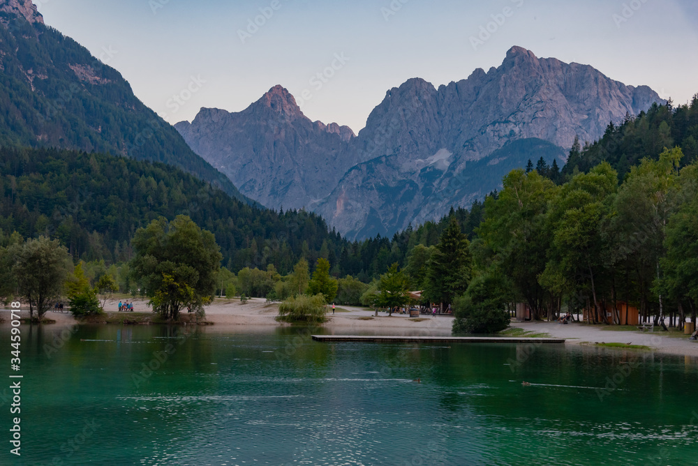 Panorama of Slovenia lake Bled