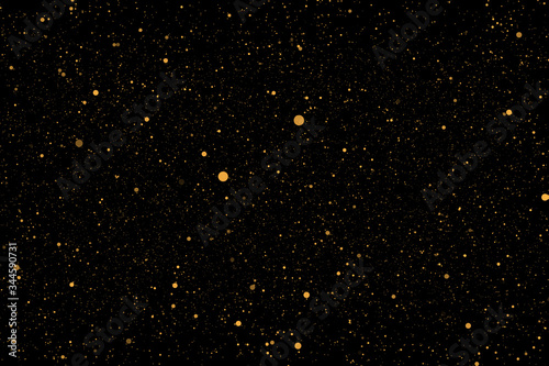 Gold abstract bokeh background, Color Festive background