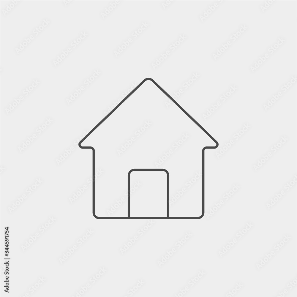 Home vector icon sign symbol Home vector icon sign symbol