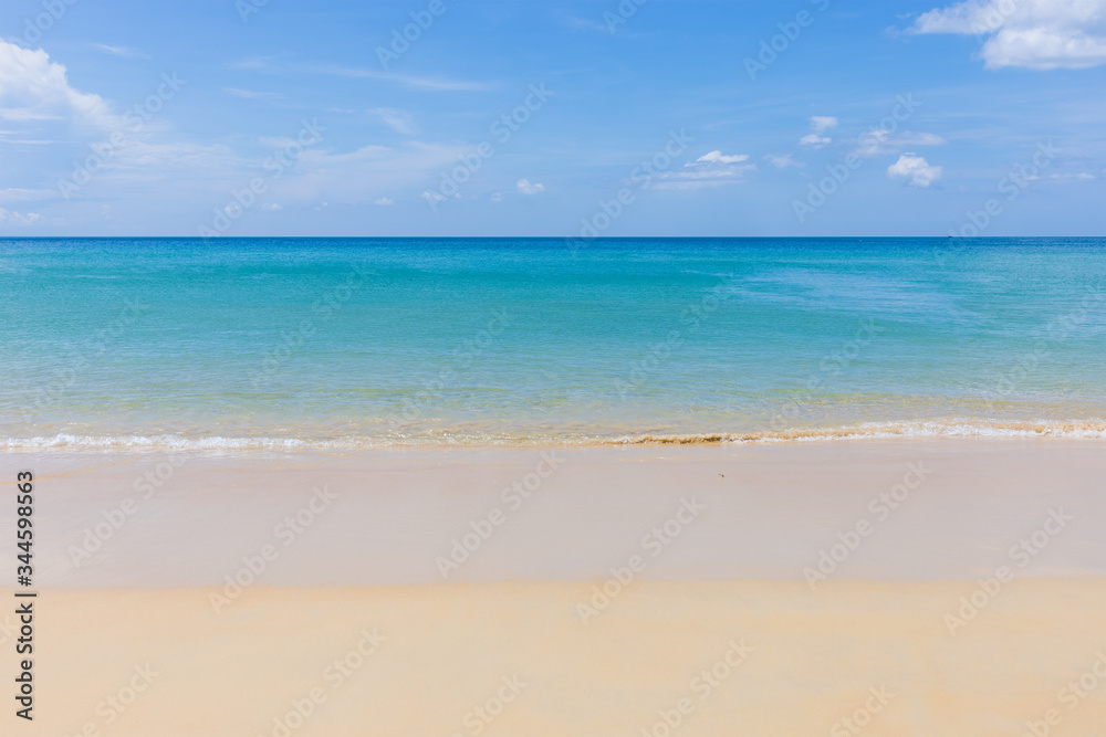 Blue sky and the beach