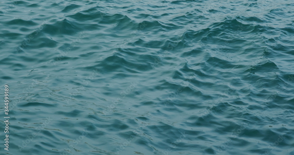 Obraz premium Turquoise sea waves on beach