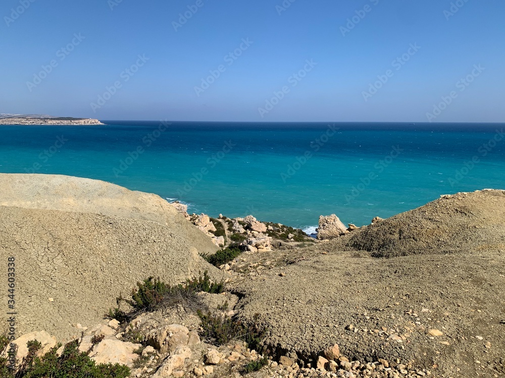 Tuffieha Bay Views. Lovely landscapes of the island of Malta.