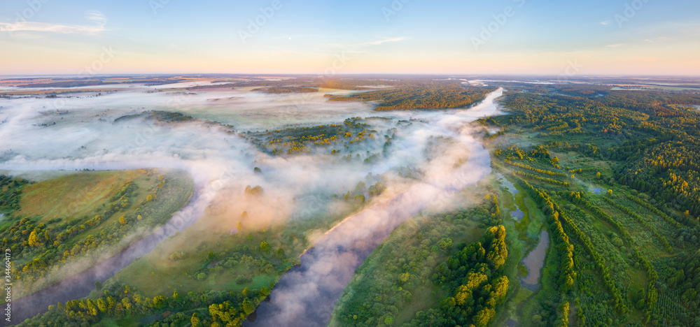 Belarusian aerial landscape