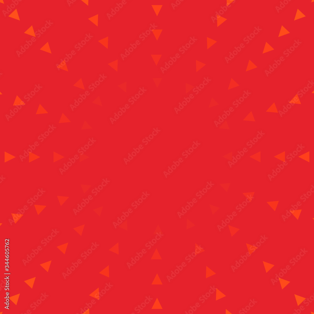 yellow triangle arrows show the circle center to increase focus of the content. red background. it could be used as business card, logo, billboard, poster, wallpaper, background, etc. vector drawn yellow triangle arrows show the circle center to increase focus of the content. red background. it could be used as business card, logo, billboard, poster, wallpaper, background, etc. vector drawn