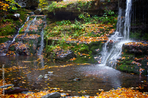 Waterfalls at Hunter Mountain Catskills Upstate New York Fall Foliage