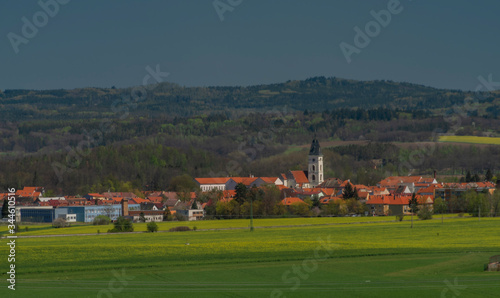 Wallpaper Mural Vodnany town in spring color day in south Czech republic Torontodigital.ca