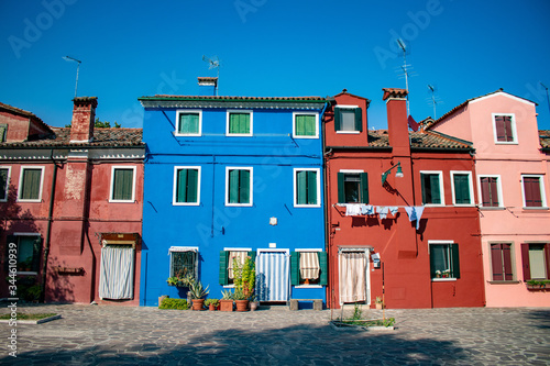 Burano island Colorful city  Venice  © salvatoreru