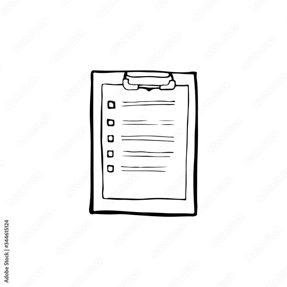 Black and white doodle style tablet folder. Hand-drawn image for web, banners, cards, designers. Black and white doodle style tablet folder. Hand-drawn image for web, banners, cards, designers.