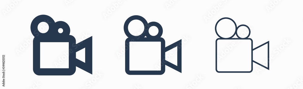 Camera photo line vector icon. Image lens vector symbol. Digital photographic icons set for web design. Modern flat picture creation icon for app design. Device technology minimal flat linear icons Camera photo line vector icon. Image lens vector symbol. Digital photographic icons set for web design. Modern flat picture creation icon for app design. Device technology minimal flat linear icons