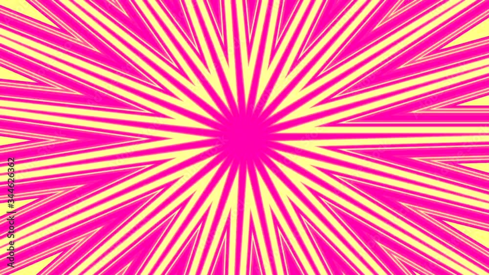 
Fondo abstracto de movimiento de estrellas con diferentes tamaños de estrellas, movimientos y colores haciendo un video dinámico y colorido en colores pastel en  rosa, blanco y amarillo