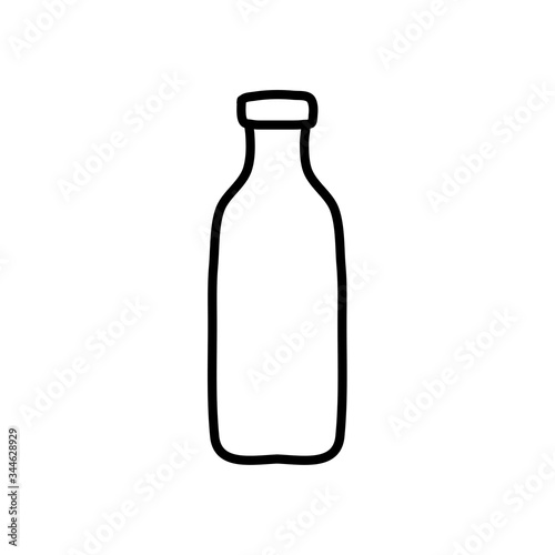 bottle drink icon, line style