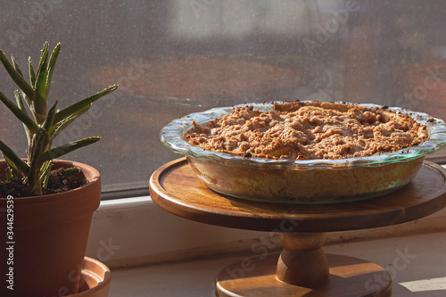 Streusel pie