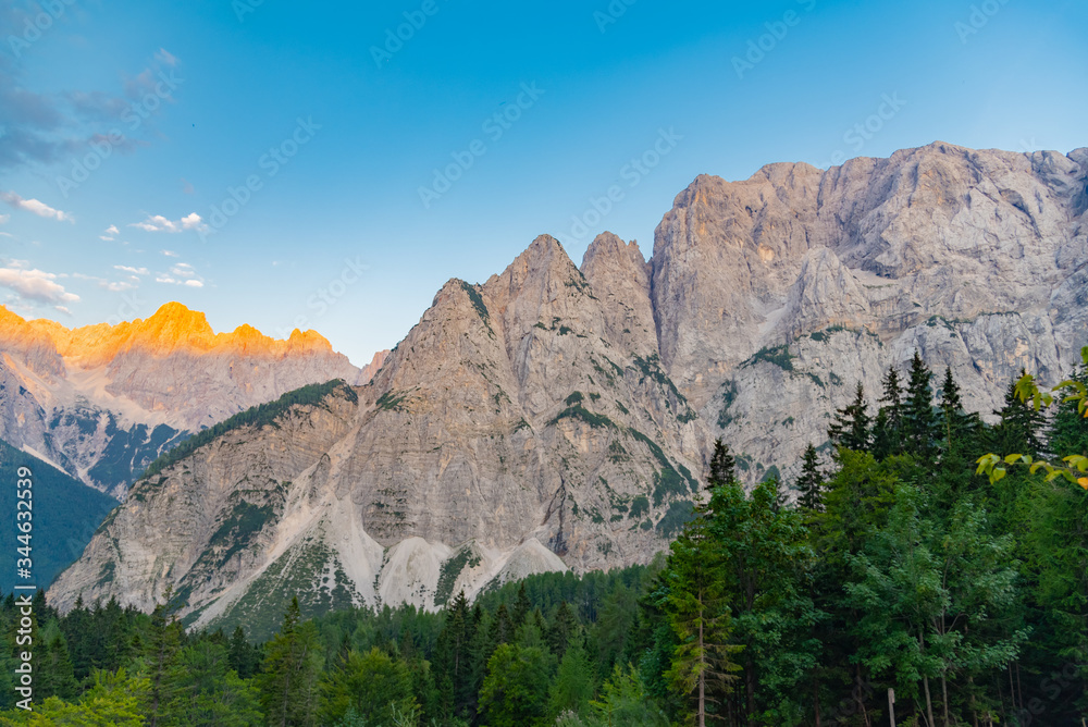 Alps mountains in Slovenia