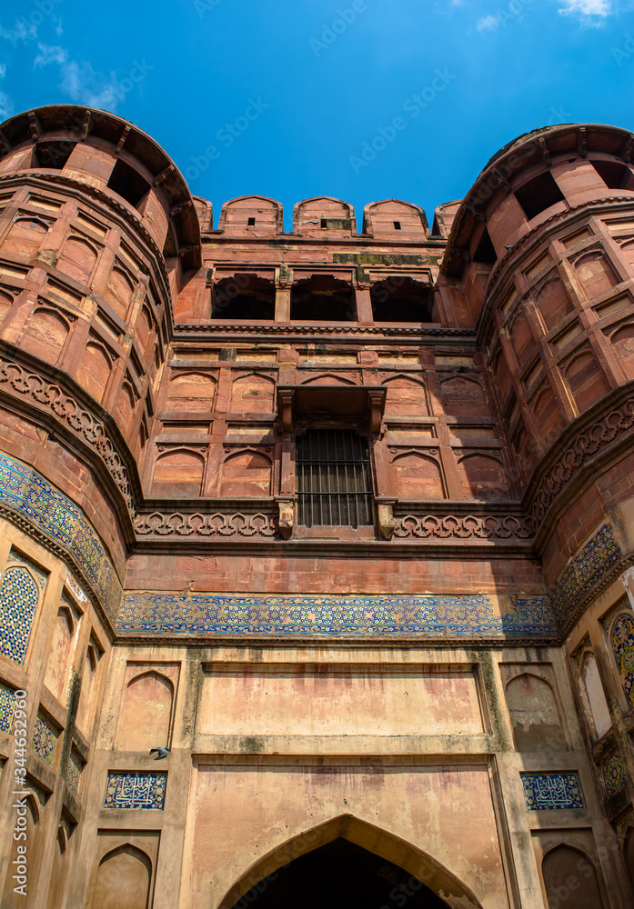 Agra Fort is a historical fort in the city of Agra in India. Lal Quila Agra
