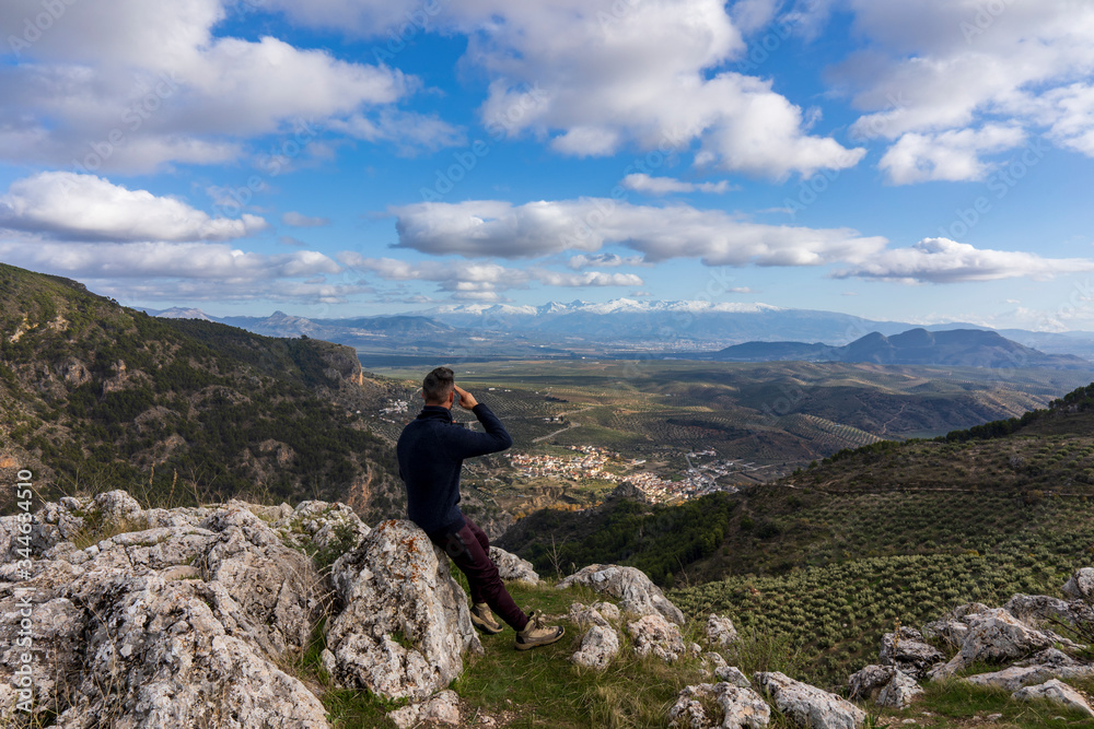 vistas en montaña