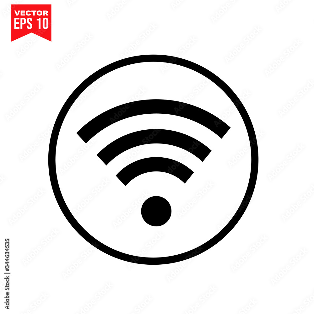 wi fi icon symbol Flat vector illustration for graphic and web design.
wi fi icon symbol Flat vector illustration for graphic and web design.
