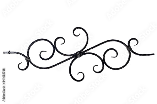 iron forged products patterns on a white background