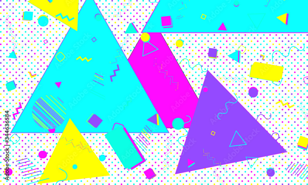 Fun Pattern. Abstract Colorful Funky Background. Fun Pattern. Abstract Colorful Funky Background.