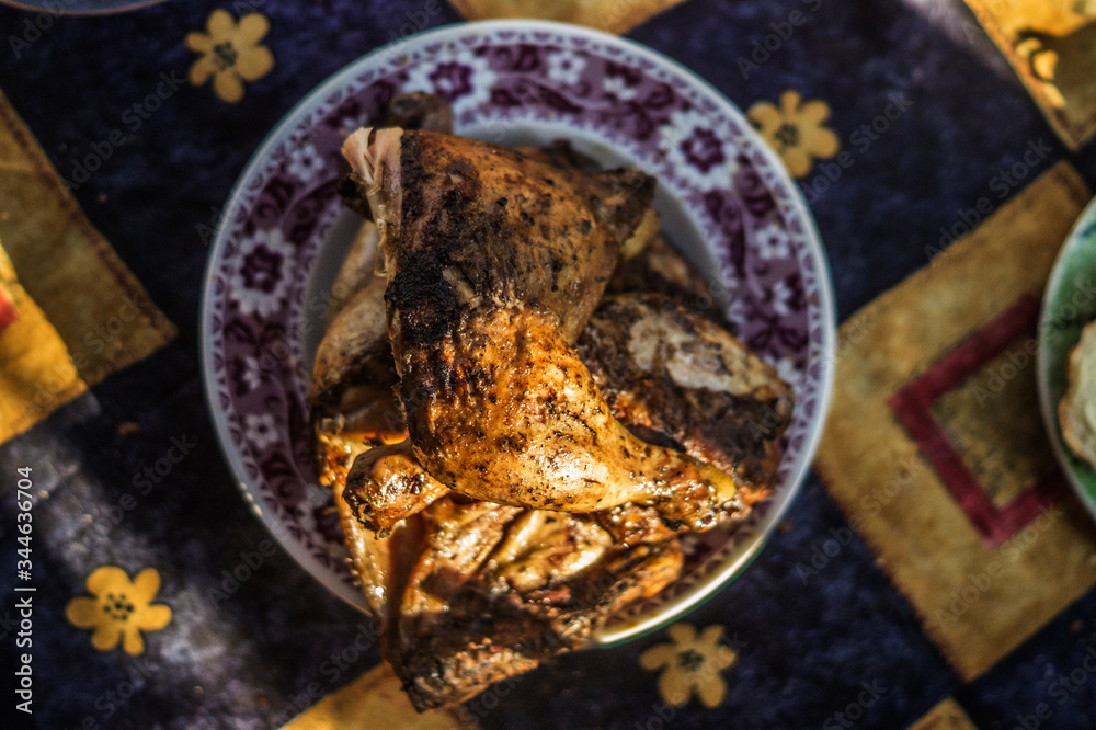 cooked chicken legs cooked chicken legs