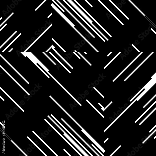 Seamless pattern with oblique white segments