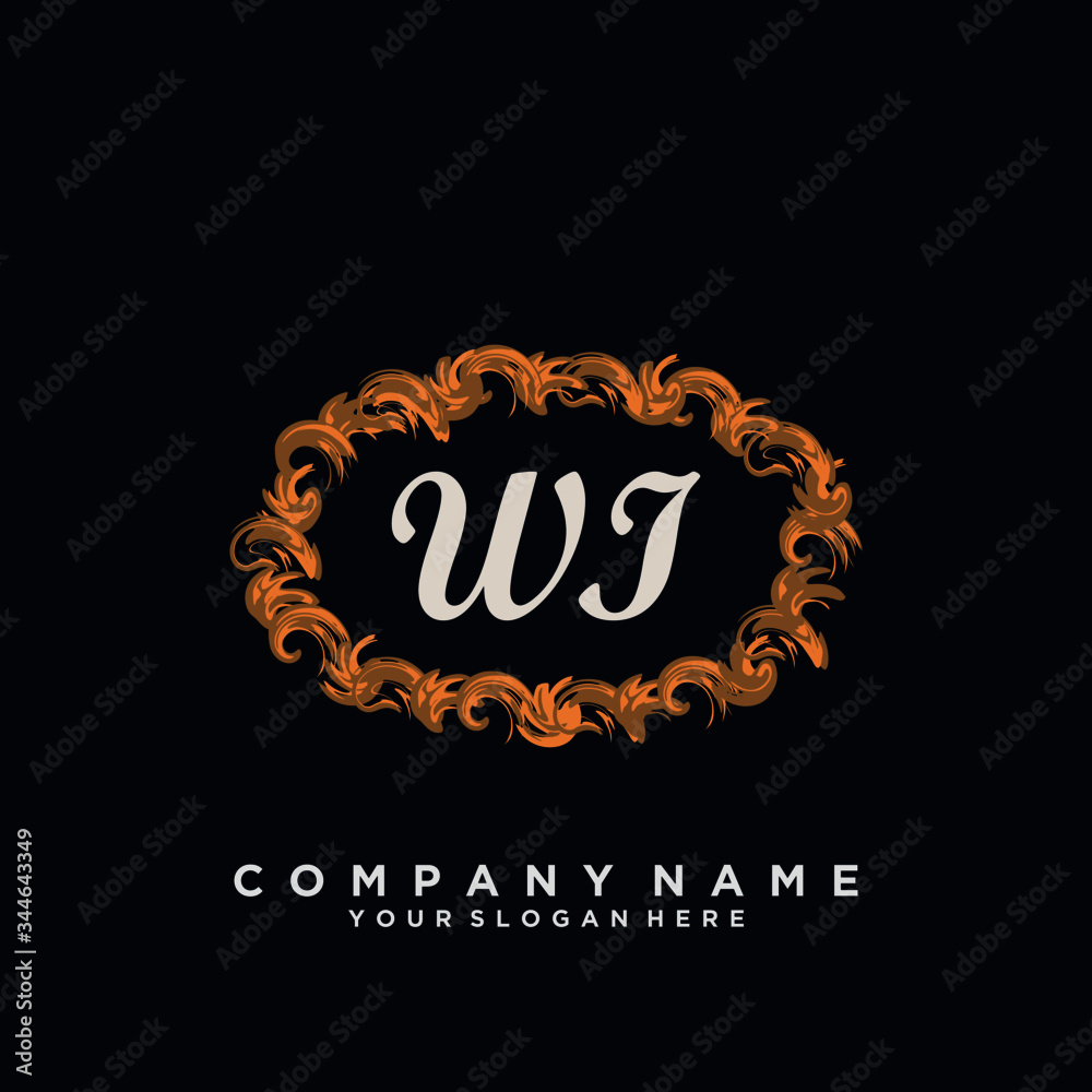 Initial Letter Logo With circle Template Vector Initial Letter Logo With circle Template Vector